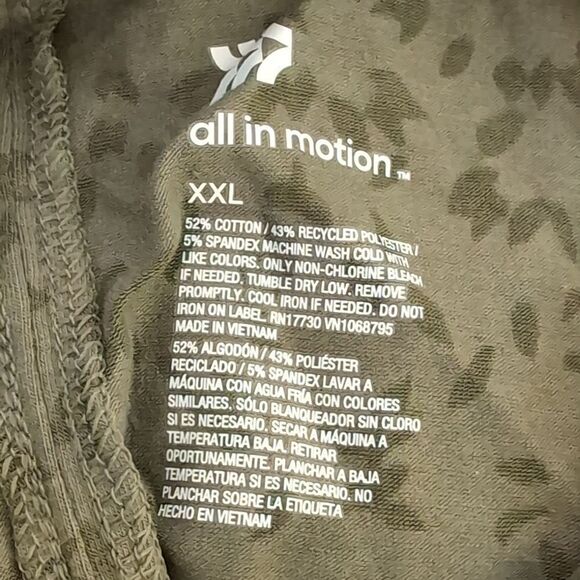 All in Motion XXL Green Sleeveless Boxy Fit Crop Top, NEW - Picture 6 of 6